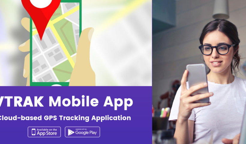 VTRAK cloud-based GPS tracking mobile application