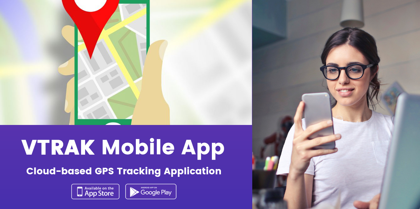 VTRAK cloud-based GPS tracking mobile application